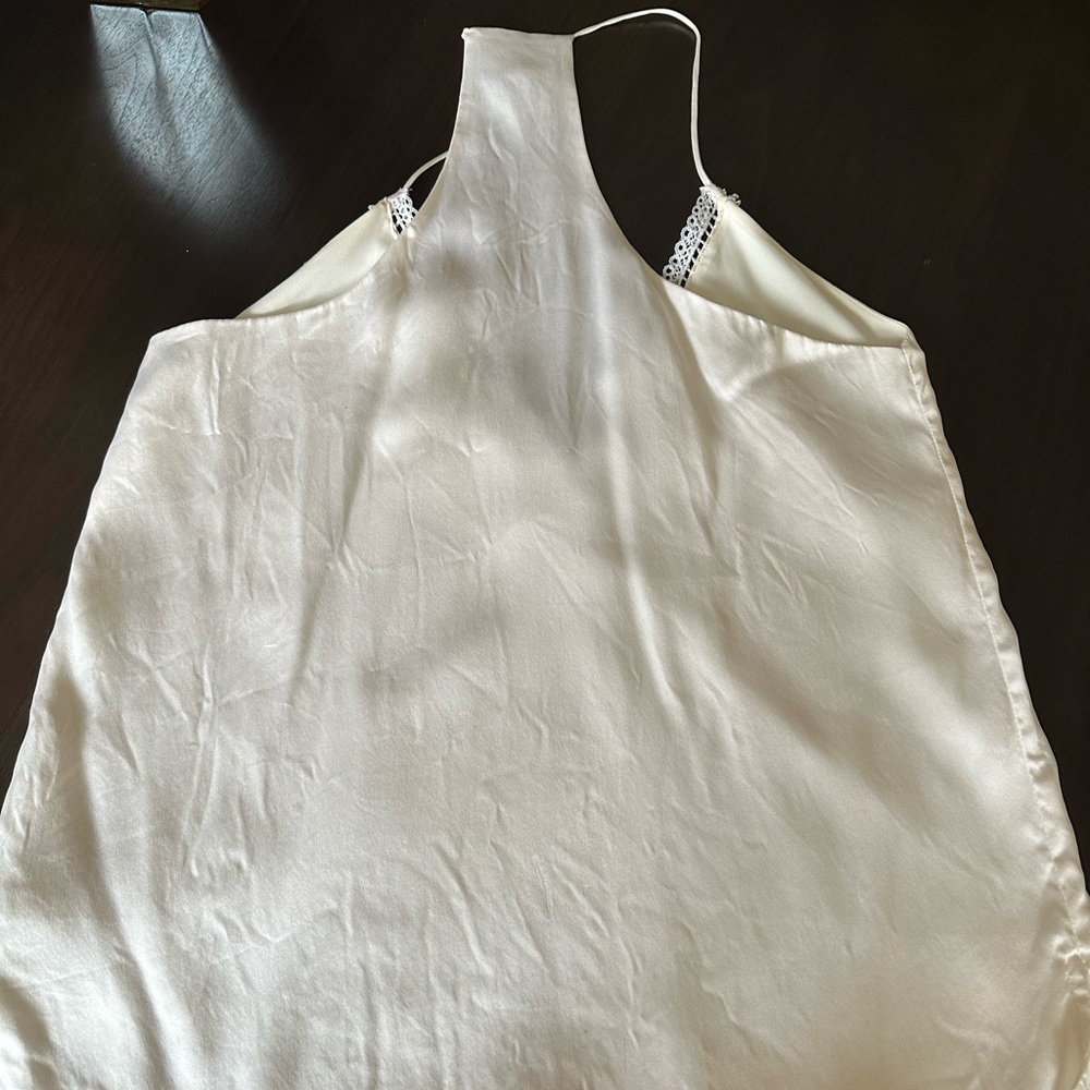 Silk camisoles and a body suit
